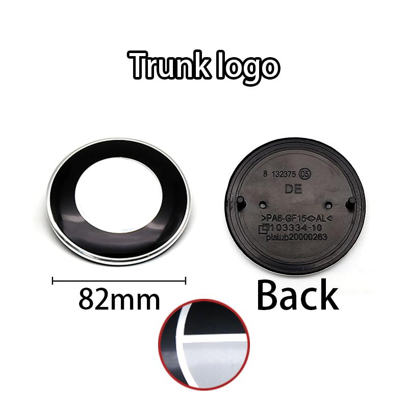 1/4/7Pcs For BMW M3 M4 E46 E90 E60 F30 Car Front And Rear Logos Wheel Hub Center Covers Steering Wheel Stickers Auto Accessories IH2