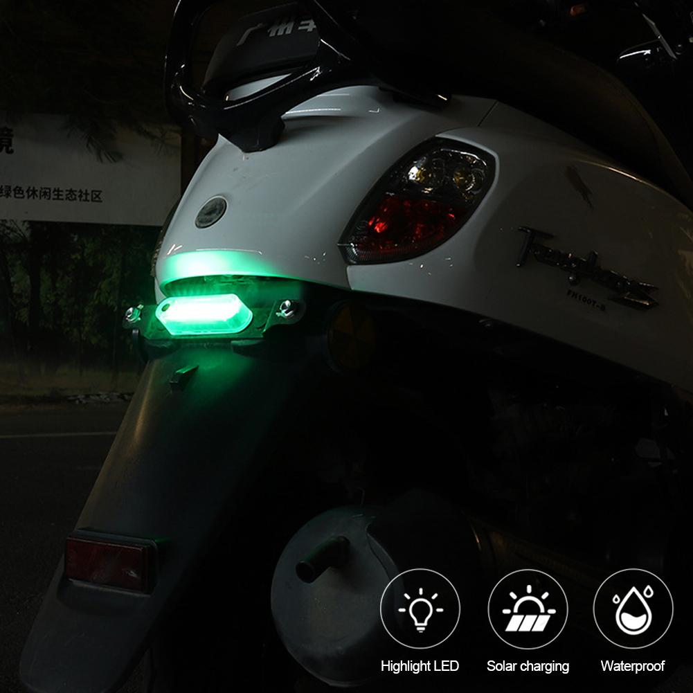 Солнечная батарея Автомобильный светодиодный фонарик Автомобильный мотоцикл Сигнальная лампа Ночной световой сигнальный стробоскоп Ходовой фонарь