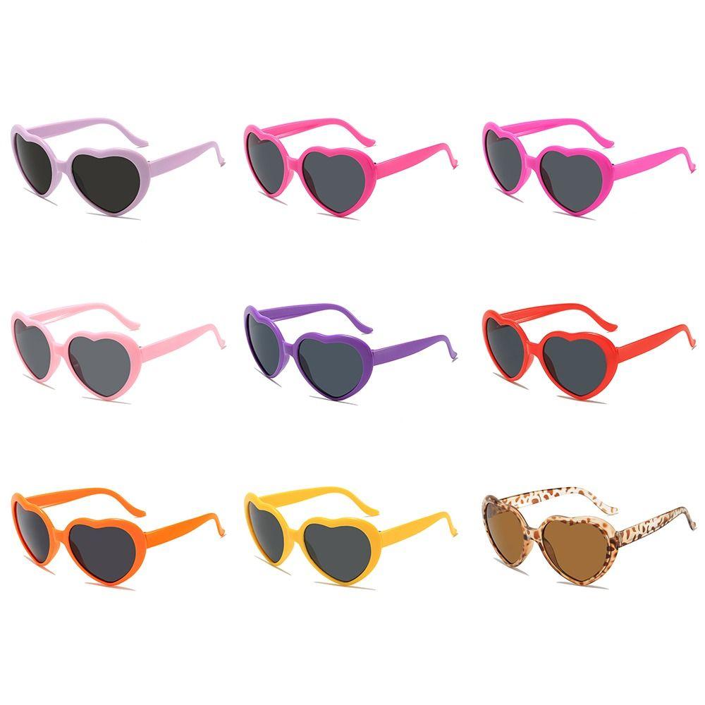Cosplay Heart Sunglasses Halloween Party Glasses Trendy Women's Accessories for Women