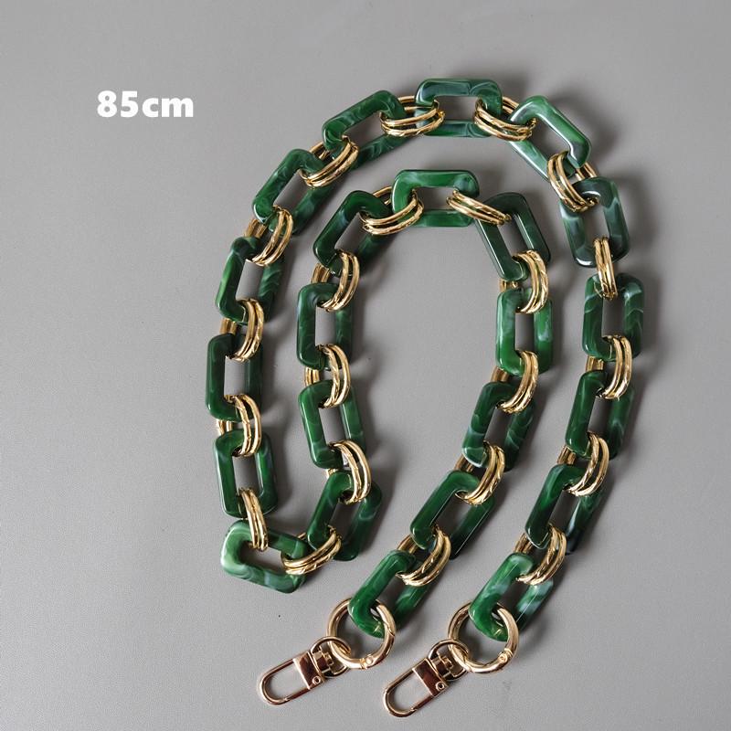 New Fashion Woman Handbag Accessory Metal Parts White Pearl Acrylic Resin Chain Luxury Strap Women Shoulder Cute Clutch Chains