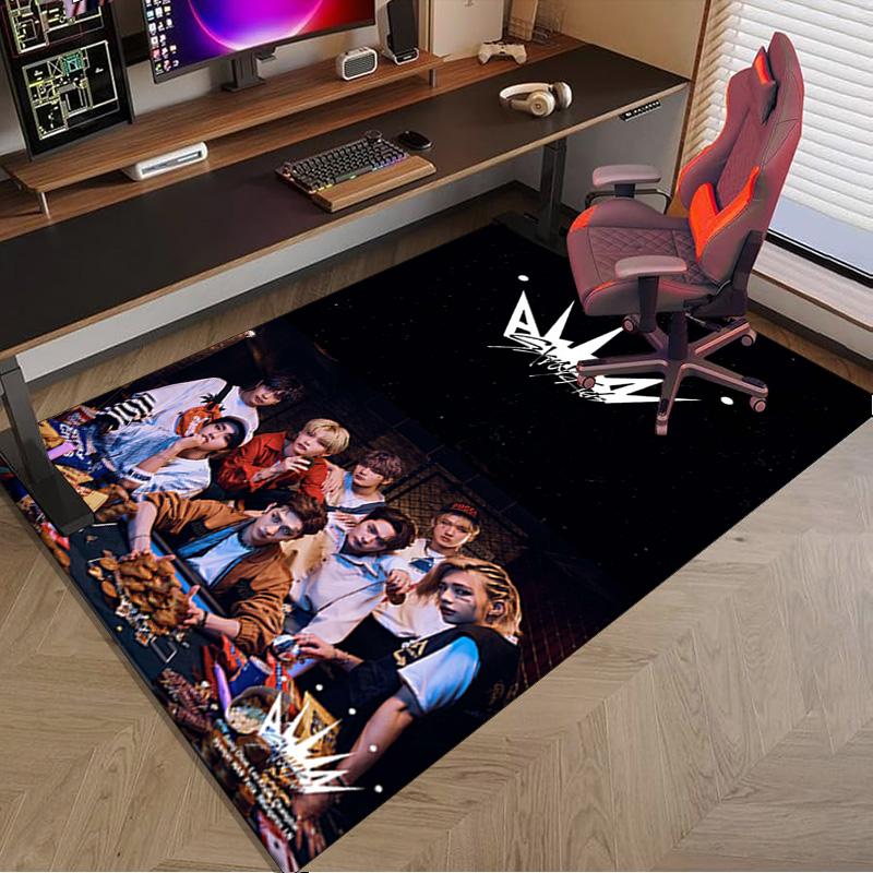K-pop Group Performance Carpet, Chair Rug,Rug for Office Bedroom living rooms, Doormat decor Fan Gift Christmas Gift