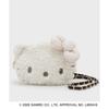 Opaque.Clip Hello Kitty Face-Shaped 2WAY Sparkly Mini Shoulder Bag Opaque Dot Clip White Black Beige