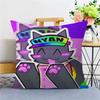 Funny NNyan Cat Cushion Cover Inches Farmhouse Decor Home Throw Pillow Covers for Couch Decorations