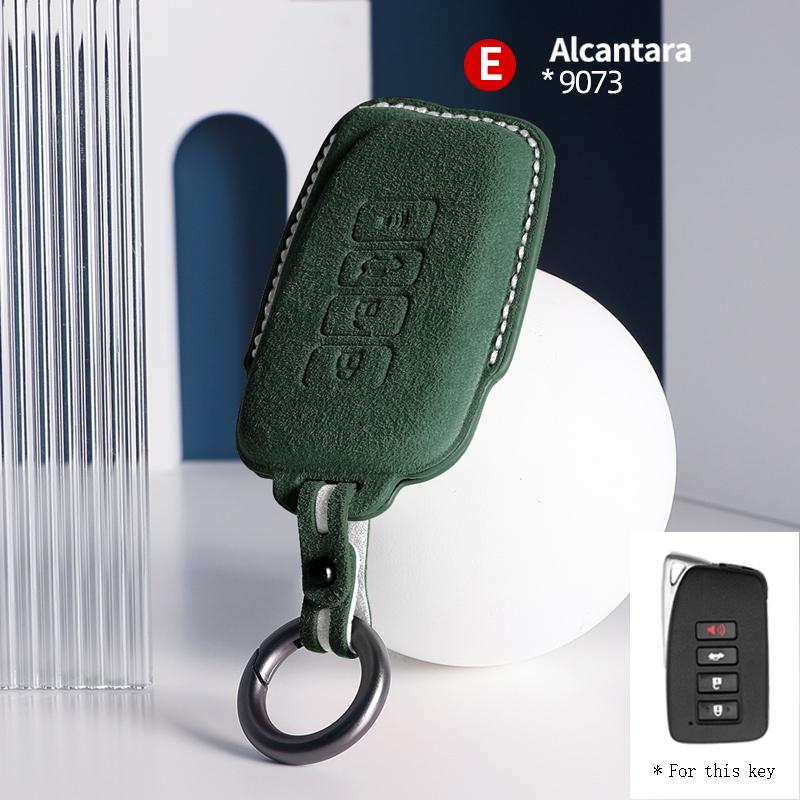 Car Key Case Cover Holder Key Shell Suede for For Lexus ES UX UX 300e NX LC NX GS RX GX RC 200 250 350 LS 450H 300H Keychain
