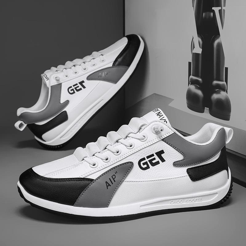 Весенняя повседневная обувь, летняя мужская обувь, белые туфли на мягкой подошве, спортивная обувь для пап, универсальная модная обувь