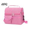 Large Capacity Insulated Lunch Bag with Adjustable Shoulder Strap Double Layer Durable Thermal for Drinks And Fruits Organizer Reusable Waterproof