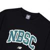 New Balance Big NBSC Graphic T-Shirt Asia Sizing 'Black Blue' Men's AMT42322-BK