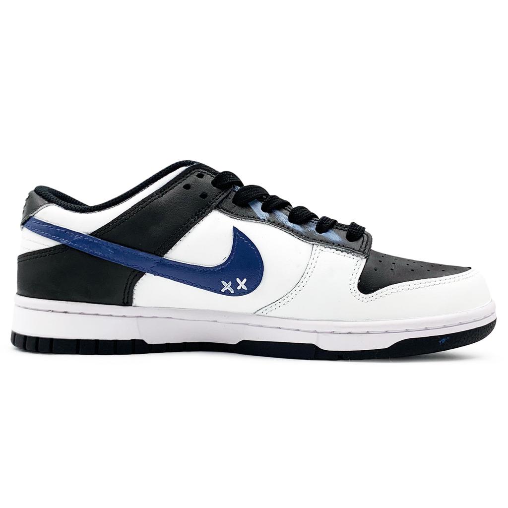 Nike Кроссовки для скейтбординга Dunk Coverage, износостойкие, дышащие, низкие, унисекс, сине-черные, HF5441-100(Команда369-)