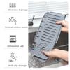 Silicone Faucet Drip Mat Large Size Drain Drying Pads New Water Catcher Mat  for Kitchen Sink