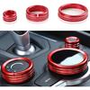 4PCS Car Inner Door Bowl Cover Trim Carbon Fiber Sticker Decal fits for Alfa Romeo Giulia Stelvio Tonale 2016 2017 2018      2024 2025 2026 Interior
