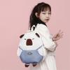 Capybara Playful Character School Backpack For Toddlers And Kids In Various Options Color