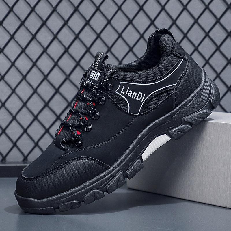 Новые весенние уличные походные ботинки, трендовая обувь, спортивная обувь, толстая подошва, универсальная мужская обувь, рабочая одежда, повседневная обувь