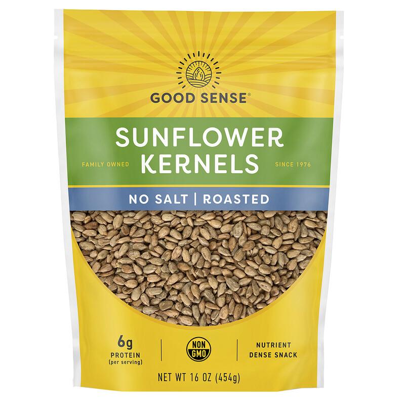 Sunflower Kernels, No Salt, Roasted, 16 oz (454 g)