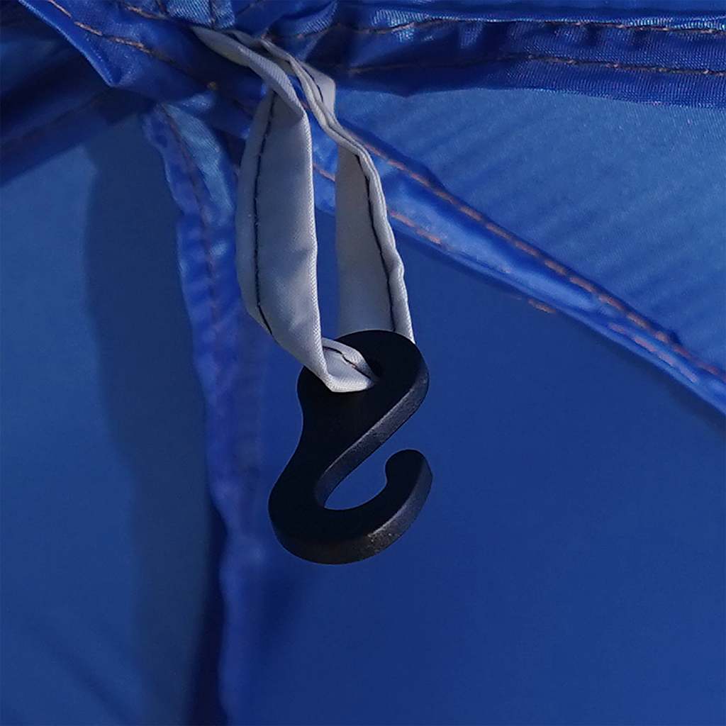 Pool Tent with Removable Canopy and Mesh Walls Azure Blue 510 x 510 cm