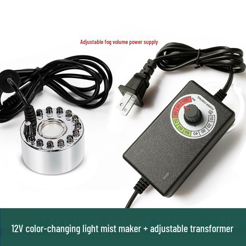 12 В Ультразвуковой туманообразователь с одной головкой на солнечной батарее, увлажнитель