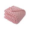 Soft Fleece Blanket With Jacquard Plush Throw Sofa Bed Couch Winter Use 150x200cm