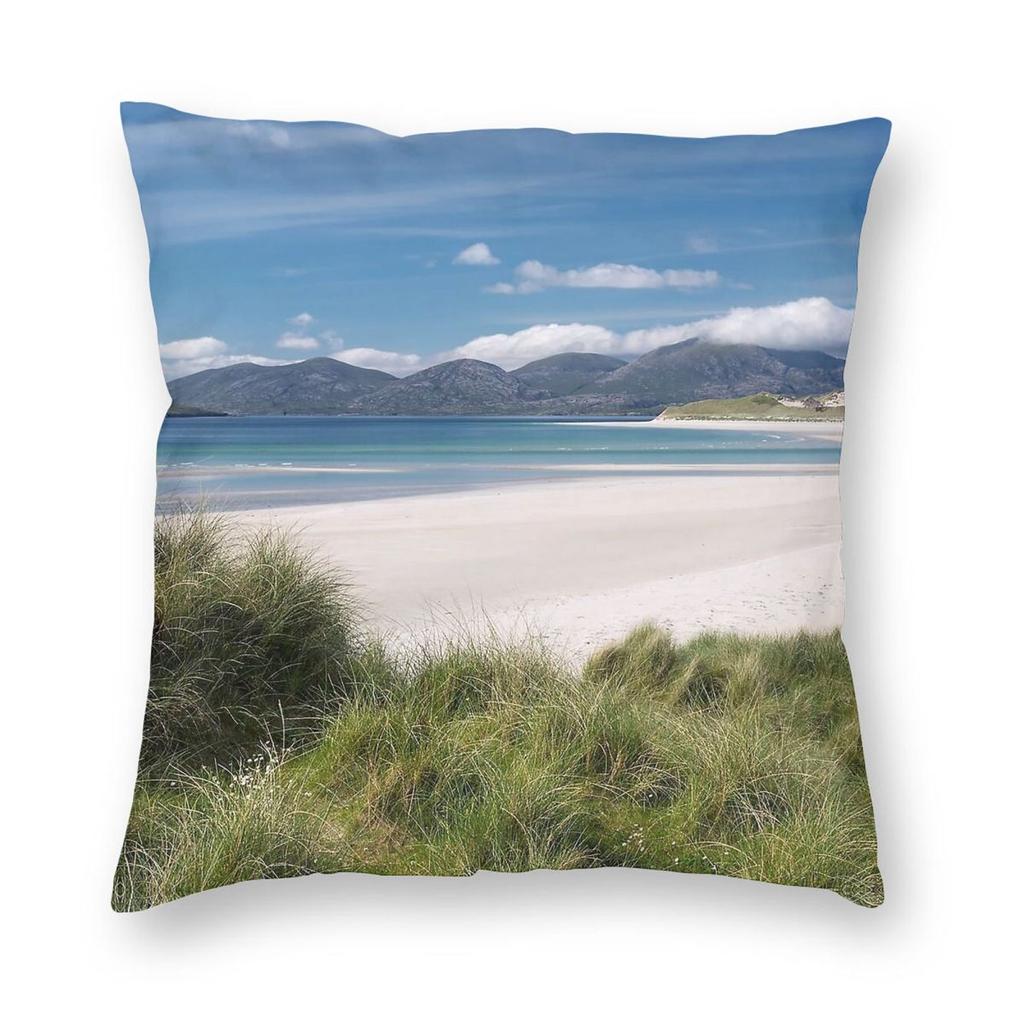 Luskentyre Beach Isle Of Harris Square Pillowcase Polyester Linen Velvet Printed Zip Decor Pillow Case Home Cushion Cover
