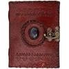 Leather & Handmade Paper Diary Notebook Journal Personal Use with Lock Gift