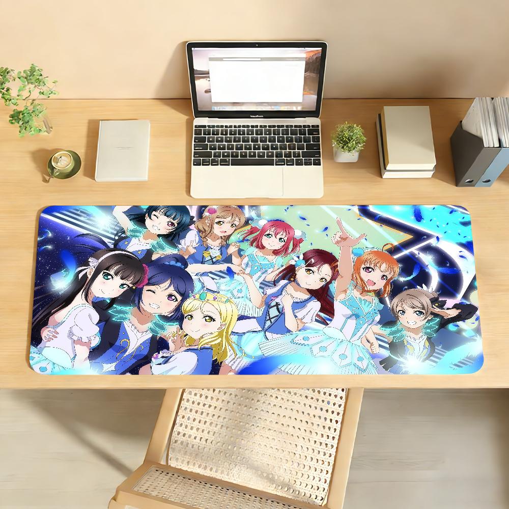 Милый Коврик для Мыши Аниме Love Live S-sunshine Противоскользящий Резиновый Край Заблокирован Утолщенный Коврик для Игрового Стола Ноутбука