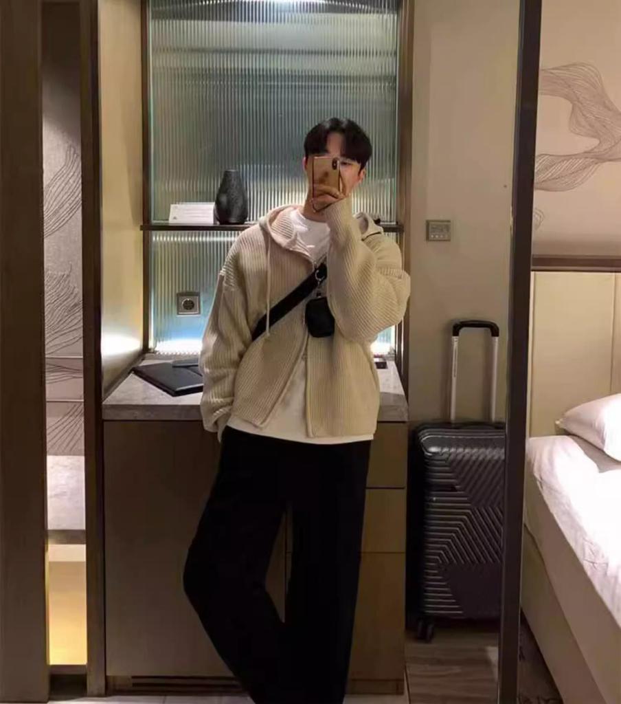 Мужской ретро вязаный кардиган - Осенний тренд, универсальный и утепленный свитер