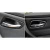 Для BMW E90 E92 E93 3 серии 2005-2012 настоящее углеродное волокно 2 шт./компл. внутренняя дверная ручка автомобиля наклейка декоративная