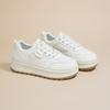 2025 spring women's shoes new breathable little white shoes women's Korean version versatile thick-soled heightening sports and leisure boar
