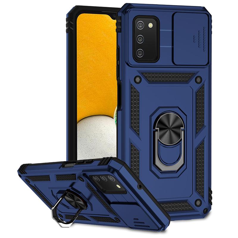 Чехол для Samsung Galaxy A02S A03S, защитный чехол для камеры Samsung A02 S A03 S, защитный чехол с магнитным кольцом, задняя крышка