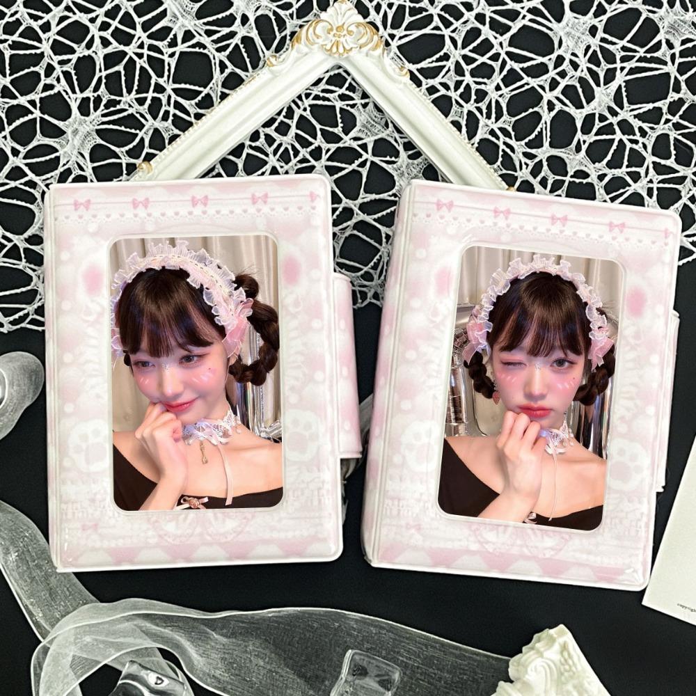 Love Bow Card Album PVC Idol Card Collect Book High Quality Postcard Book