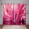 Render Abstract Art Wavy Blackout Window Curtain for Bedroom Living Room Bathroom Kicthen Door Hall Home Hook High Shading New
