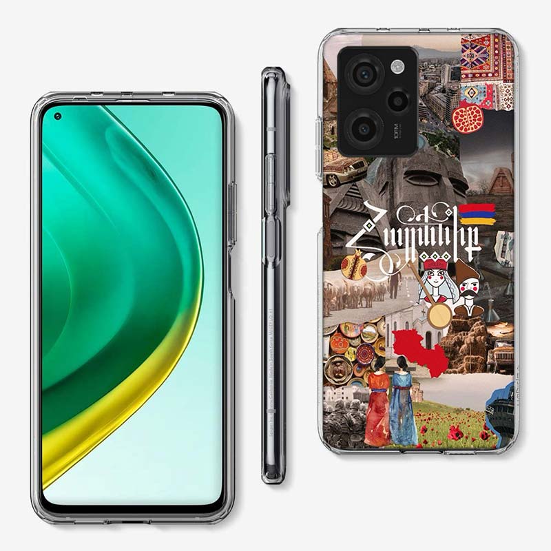 Флаг Армении Паспорт АРТ Чехол для телефона Для Xiaomi Poco M8 M7 M6 M4 M3 X7 X6 X4 Pro F7 Ultra M5S Mi 14 14T 15 15T 12T 10T Pro