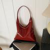 Sleek And Spacious Womens Shoulder Bag Trendy Bucket Shape Ideal For Daily Wear