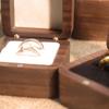 Luxury Rings Bearer Box Square Rings Display Case Portable Jewelry Organizer  Gifts