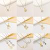 Women's Gold-Plated Copper Necklace: Luxury Fu Lu Pendant Clavicle Chain - Versatile Fashion Accessory