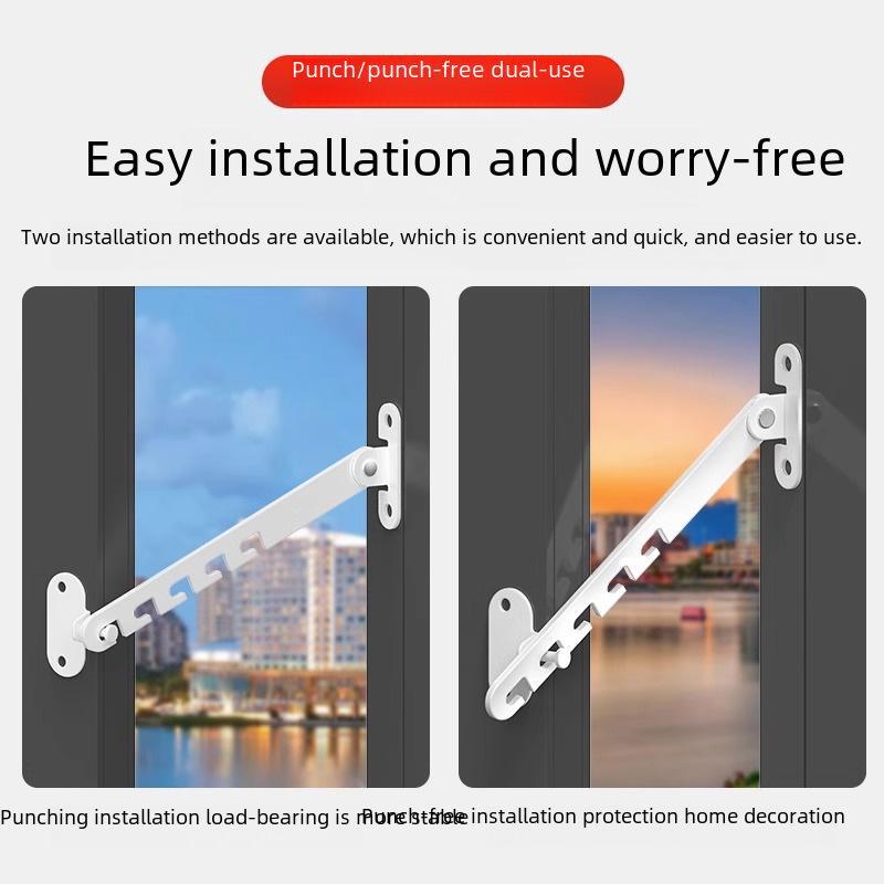 Замок безопасности для детей на окна и двери - ветрозащитный крючок