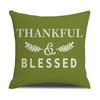 Colorful English Letters Autumn Linen Pillow Covers Home Furnishings Modern Simple Sofa Cushions