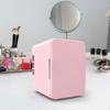 Мини-холодильник 4 л, многоцелевой холодильник-охладитель для напитков для дайверов, общежитий, автодомов, розовый