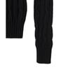 Polo Ralph Lauren SS23 Однотонный свитер крупной вязки с вышивкой Женский свитер Черный WMPOSWENC020663-001