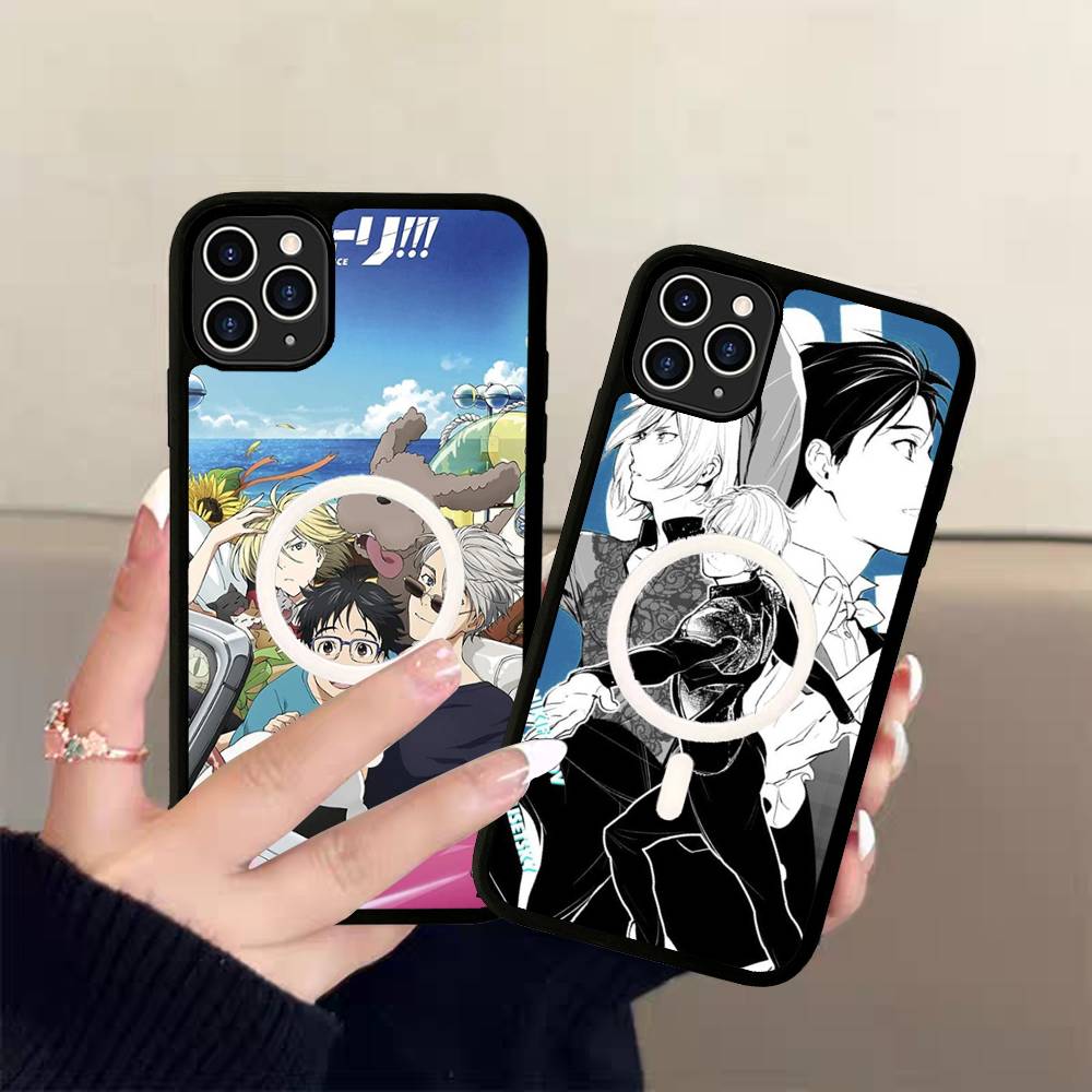 Спортивное аниме YURI ON ICE BL Для Magsafe Магнитный Беспроводной Чехол для Телефона Для IPhone 11 12 13 14 15 16 17 Pro Max Plus Чехол