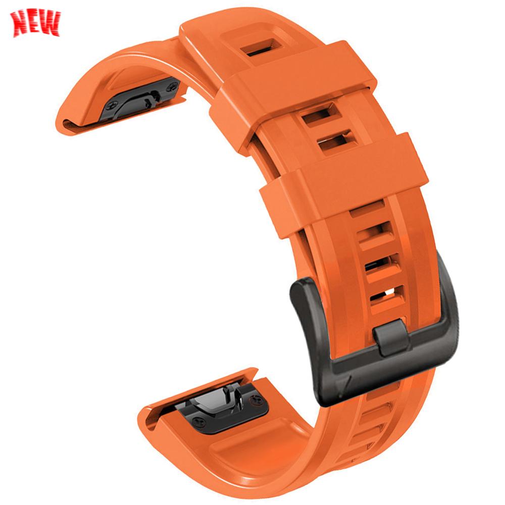 22 мм 26 мм Силиконовый спортивный ремешок QuickFit для Garmin Epix PRO instinct 3 Quatix/DELTA/TACTIX/Fenix 6XPro 7 E 8pro 5XPlus Браслет