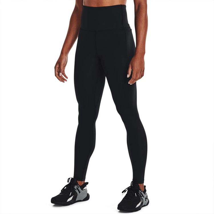 Under Armour High Waist Training Fitness Leggings Women Bottoms Black 1372002-001