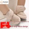 Infant Cotton Velcro Snow Boots: Soft Sole, Warm Fleece Lining, Anti-Drop, for 0-1 Year Old Toddlers
