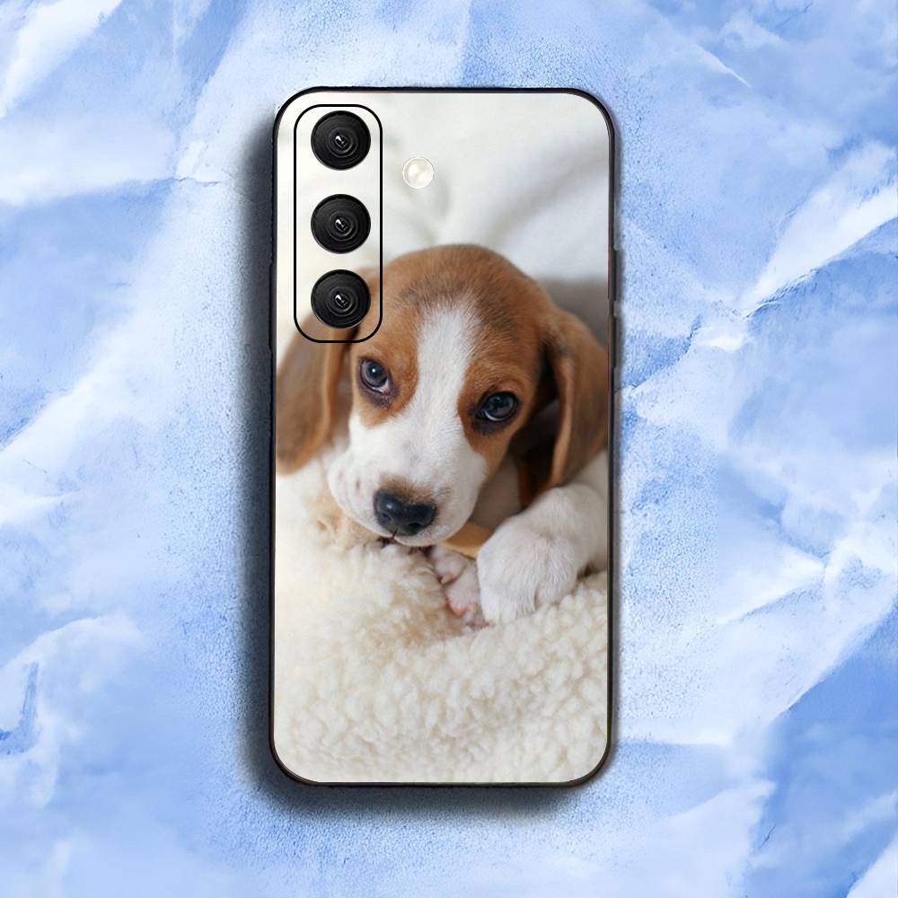 All kinds of posts of beagle For Samsung Galaxy S23 S24 S25 Ultra S22 Plus S21 Black Soft Case Waterproof Soft Case