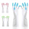 1 Pair Gloves Reusable Protective PVC Kitchen Cooking Cleaning Safety Gloves for Cleaning
