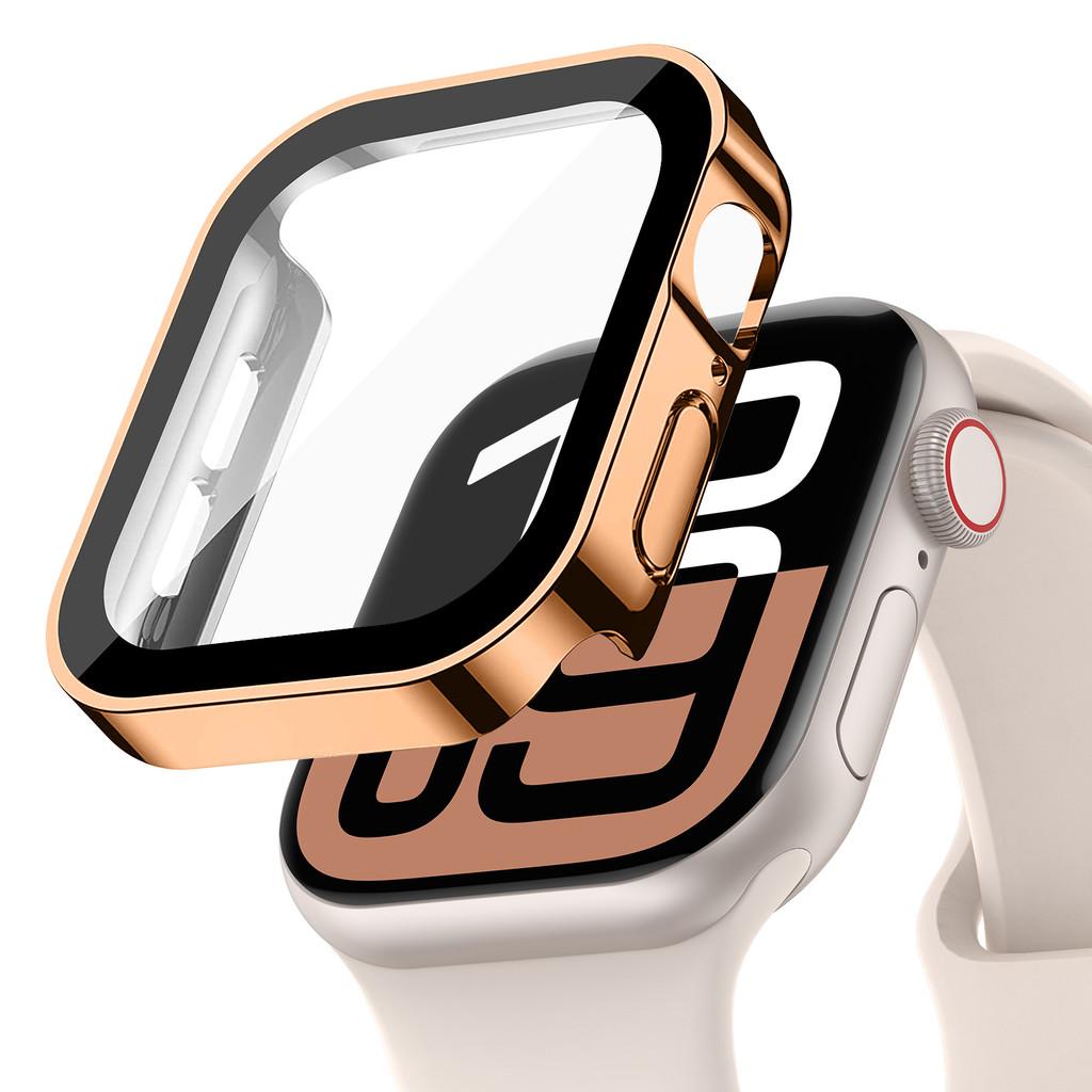 Waterproof Case Screen Protector glass+Cover for Apple Watch Ultra 49mm 46mm 45mm 44mm 42mm 41mm 40mm iWatch 10 9 8 7 6 5 4
