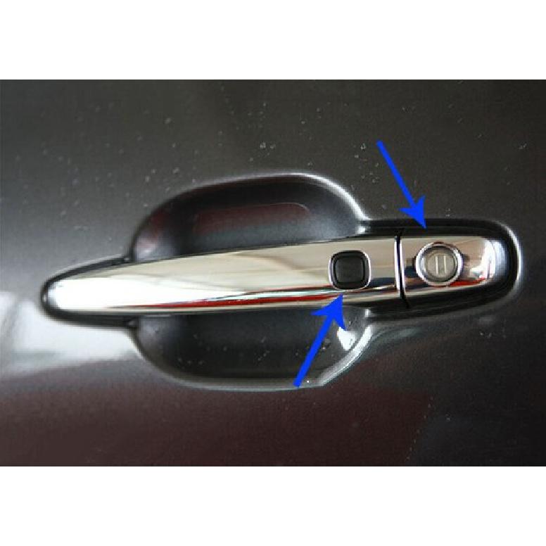 For Toyota Highlander 2008 2009-2013 Cover Trim Car Door Side Handle 8pcs Chrome