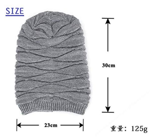 Вязаная шапка Вязаные часы Спорт на открытом воздухе [ZIPSLINE] Шапка, Кепка, Кепка, Мужская шапка, Простая, Осенняя, Зимняя, Кепка, (Серый)