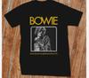 Хлопковая черная футболка унисекс с альбомом Дэвида Боуи и концертным туром