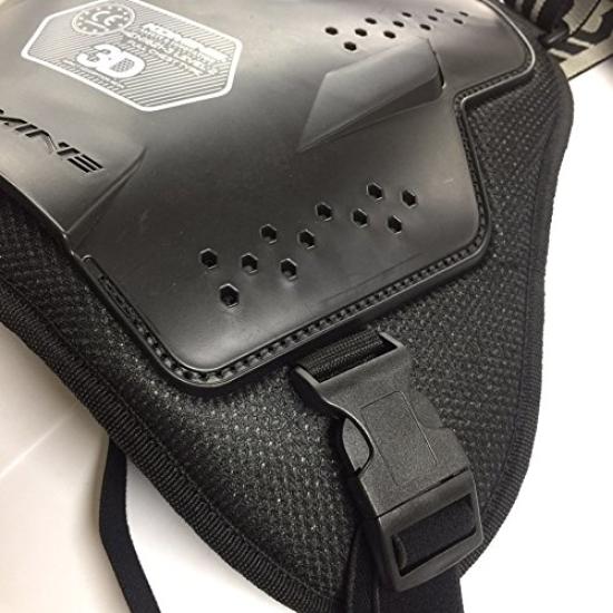 Komine Motorcycle CE Level 2 Chest Armor Black 1119 CE Standard Level 2 Protector SK-808