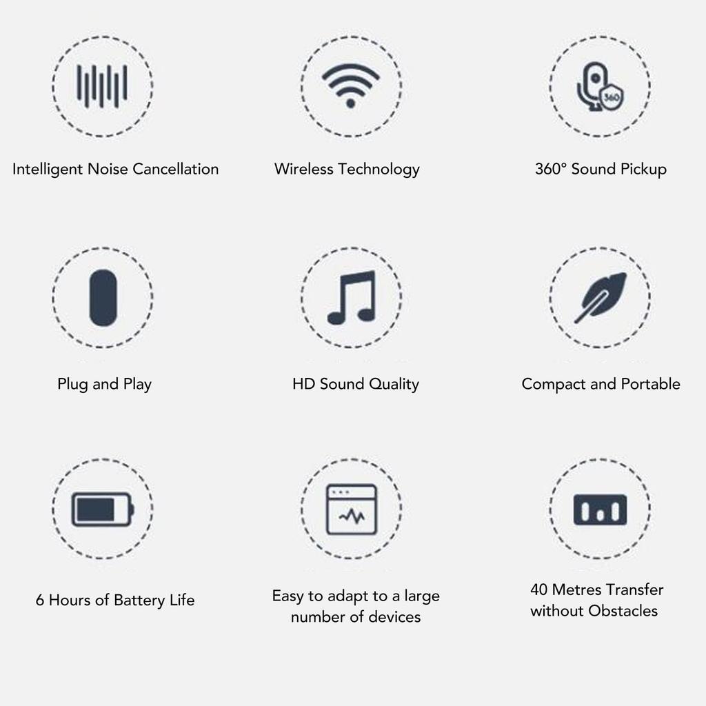 Беспроводной микрофон для флейты с вращением на 360°, стабильный захват звука для гитары, скрипки и аккордеона, амортизатор и звук высокой точности