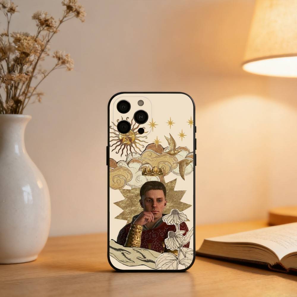 KCD Kingdom Come Deliverance Phone Case For iPhone 17,16,15,14,13,12,11 Plus,Pro Max,XS,Soft Silicone Black Cover